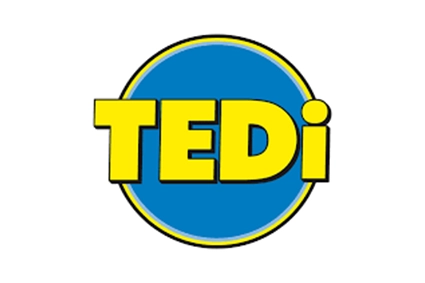 Logo der Firma TEDI bei Kundenreferenz synalis